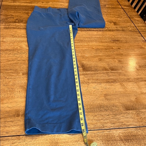 Lands' End Women’s Starfish Mid Rise Straight Leg Pants Evening Blue. Medium - Picture 11 of 11